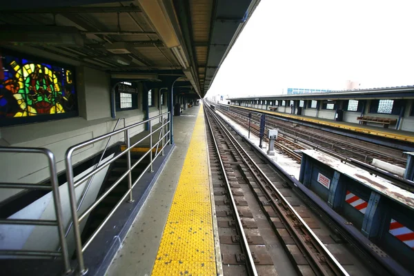 Metro v new Yorku — Stock fotografie