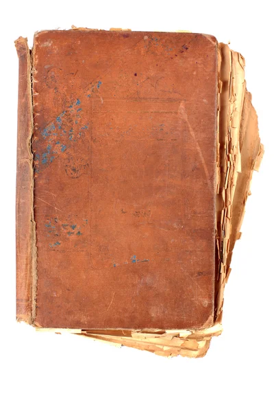Antiguo libro aislado en blanco —  Fotos de Stock