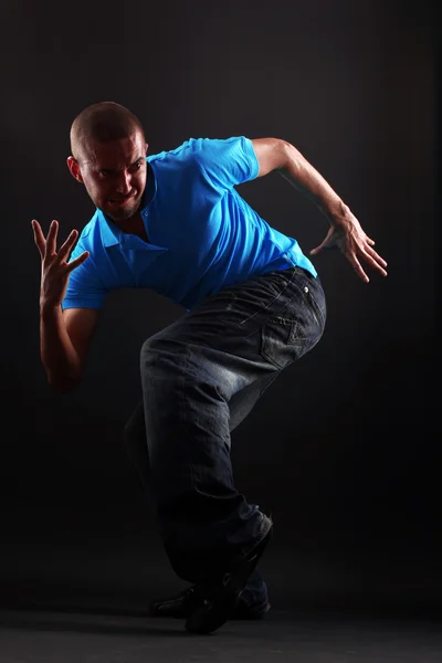 남자 멋진 현대 댄서 — 스톡 사진