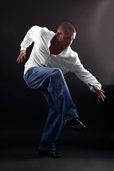 Man cool modern dancer — Stock Photo, Image
