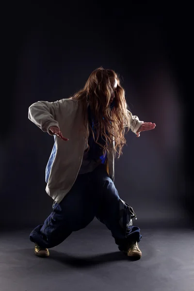 Vrouw moderne danser — Stockfoto