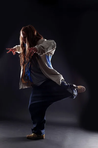 Cool kvinna dansare — Stockfoto