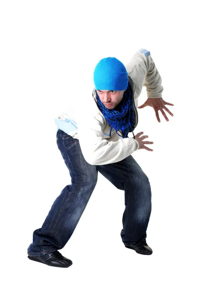 Hip hop homem dançarino — Fotografia de Stock