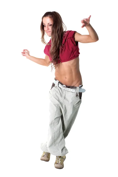 Nowoczesna kobieta tancerz — Zdjęcie stockowe