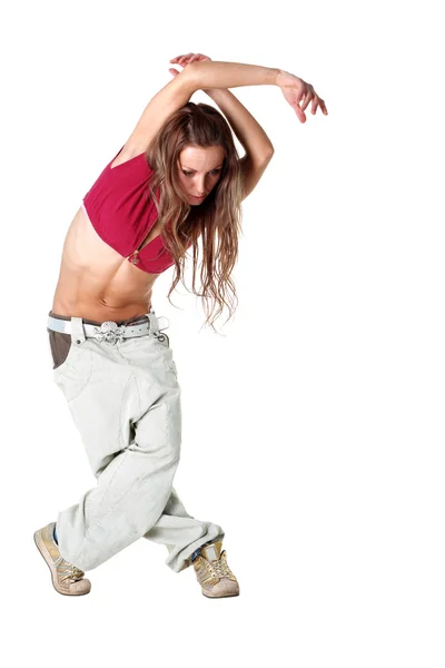 Hip hop kadın dansçı — Stok fotoğraf