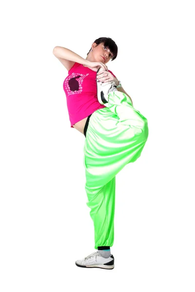 Fajna nowoczesna kobieta tancerz — Zdjęcie stockowe