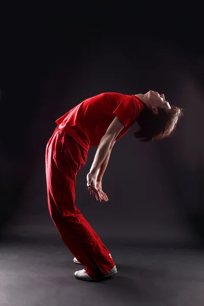 Člověk tanečnice — Stock fotografie
