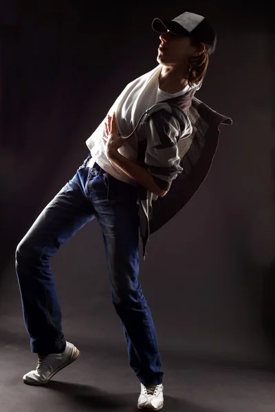 Az ember modern táncos — Stock Fotó