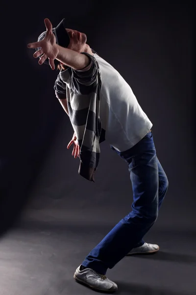 Havalı erkek dansçı — Stok fotoğraf