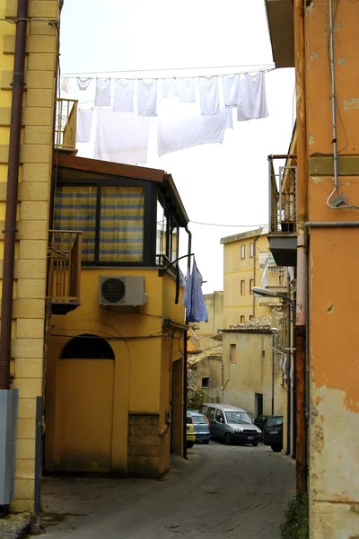 Klasszikus régi Olaszország, Szicília, enna város — Stock Fotó