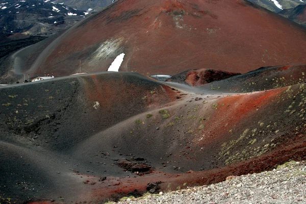 Vulkán-etna - Szicília-Olaszország — Stock Fotó