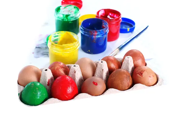 Pittura uovo di Pasqua — Foto Stock