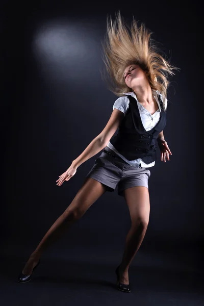 Жінка сучасної танцівниці — стокове фото