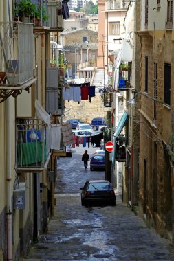 Klasik eski İtalya'da sokak