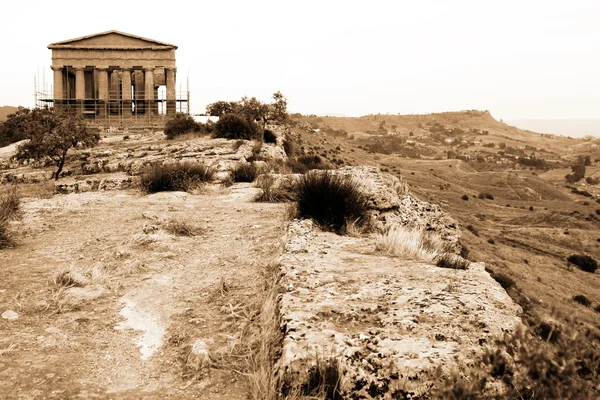 Greek temple Agrigento, Sicily — Stock Photo, Image