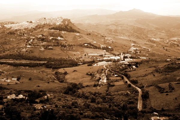 Klassieke oude Italië, Sicilië, enna stad — Stockfoto