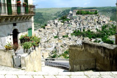 Classic old Italy - Ragusa, Sicily clipart
