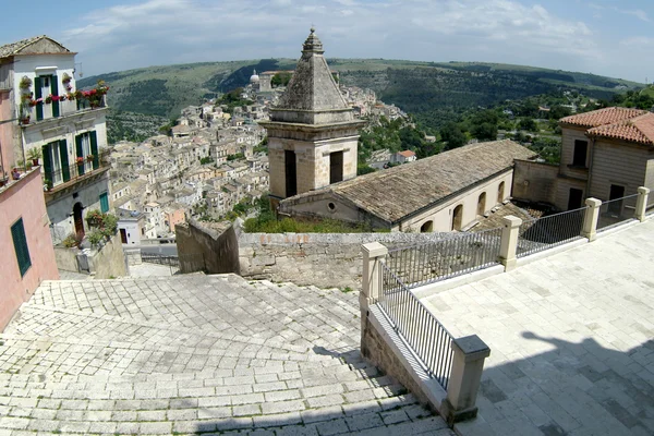 Oud Italië, stad RAgusa, Sicilië — Stockfoto