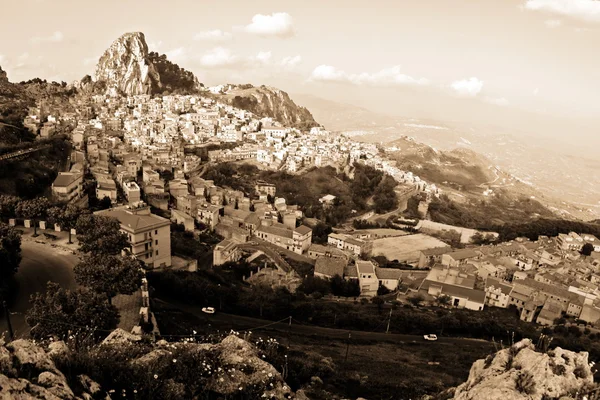 stock image Old Italy ,Sicily, Caltabelotta