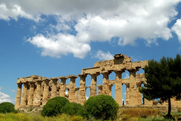 Eski İtalya, Agrigento'da Yunan tapınağı — Stok fotoğraf