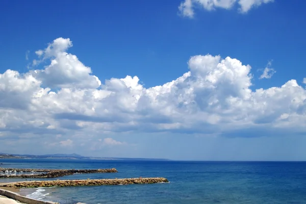 Pobřeží Sicílie na marinella di selinunte — Stock fotografie