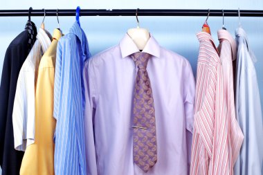 Mix color Shirt and Tie clipart