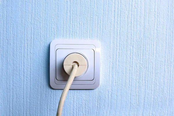 Electrical plug and outlet connector — Stock Photo, Image
