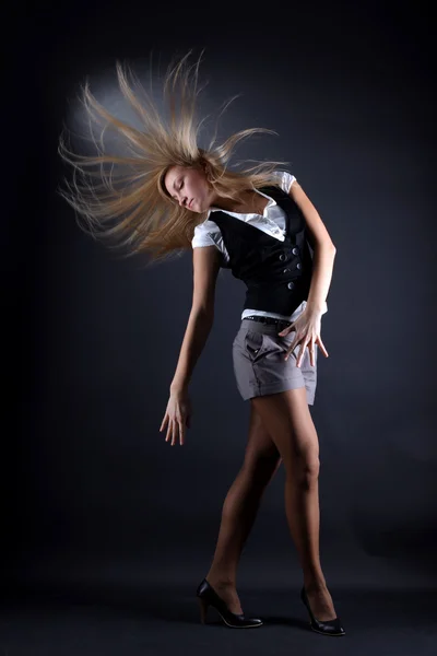Donna ballerina moderna — Foto Stock