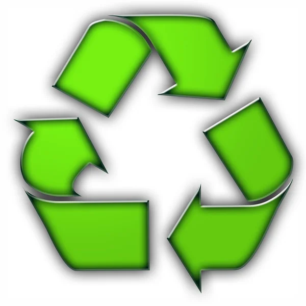 Σύμβολο ανακύκλωσης — Φωτογραφία Αρχείου