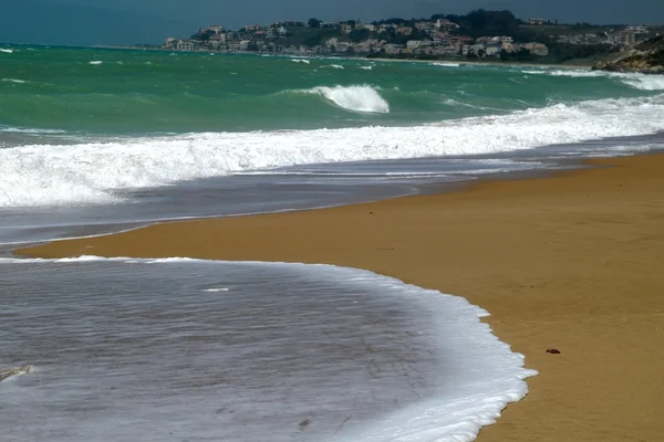 先之经典意大利，西西里岛，海岸在 eraclea — 图库照片