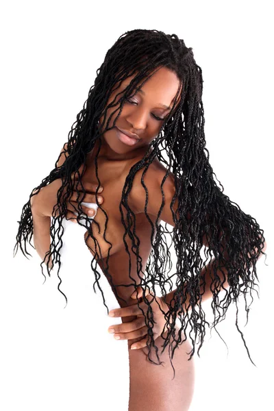 젊은 흑인 여성 — 스톡 사진