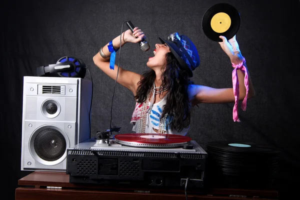 Cool DJ en acción —  Fotos de Stock