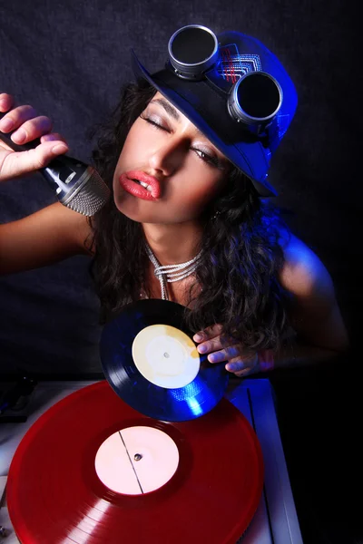Cool DJ in action — Stock Photo, Image