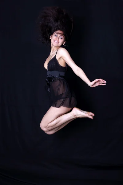 Dançarina no salto — Fotografia de Stock