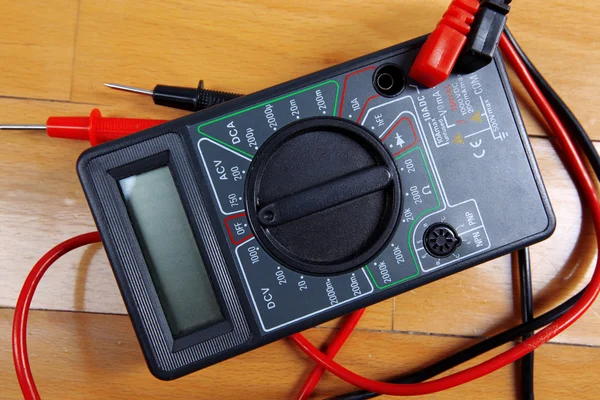 Multimeter at table — Stock Photo, Image
