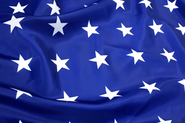 Sterne in blau - US-Flagge — Stockfoto