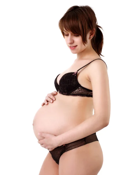 Madre embarazada 40 semanas —  Fotos de Stock