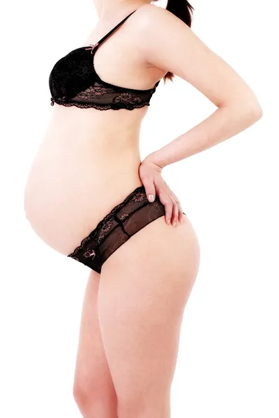 Hamile anne 40 hafta — Stok fotoğraf