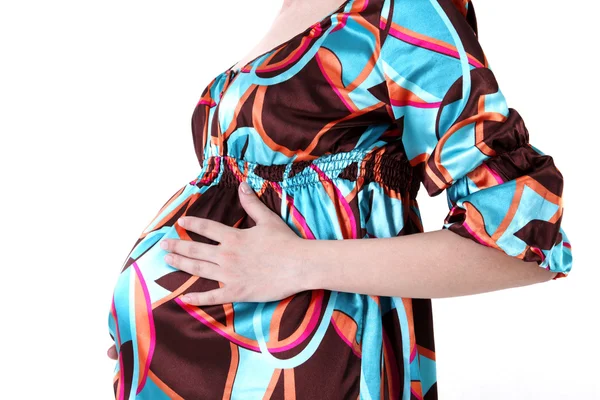 Беременная мать 40 недель — стоковое фото