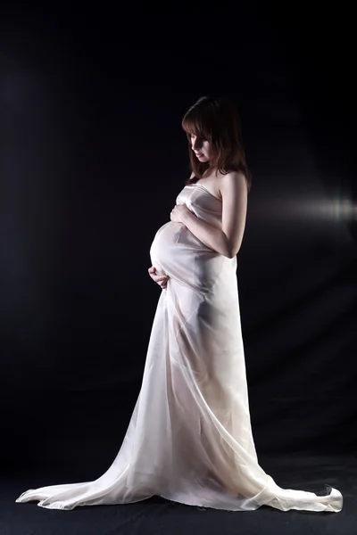 Madre embarazada 40 semanas — Foto de Stock