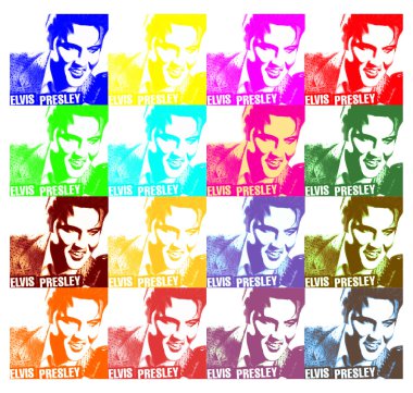 Elvis Presley illustration clipart