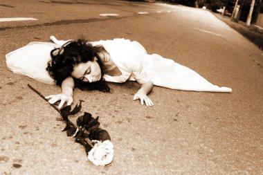 Gelin çiçeği Road ile