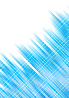 Vector abstract blue background with squ clipart