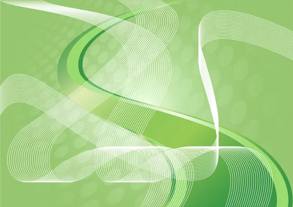 Vector abstract green background — Stock Vector
