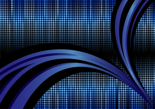 Vector abstracte achtergrond in blauwe kleur — Stockvector