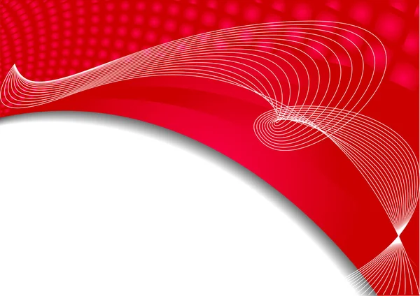 Vector abstracte achtergrond in rode kleur — Stockvector