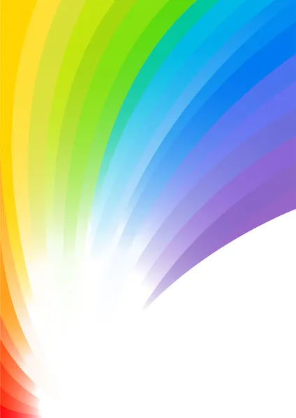 ベクトル虹の背景 — ストックベクタ