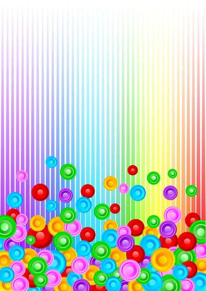 Vector colorful background with circle — Stock Vector