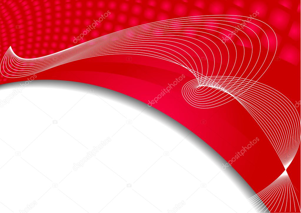 Vector abstract background in red color