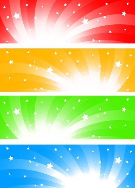 Vector colorful banners — Stock Vector